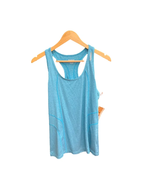 High-Waisted Yoga Tops for Better Coverage -Blue Athletic Tank Top Reebok, Size L
