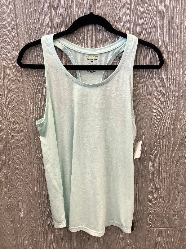 Best Yoga Tops for Comfort -Blue Athletic Tank Top Tek Gear, Size M