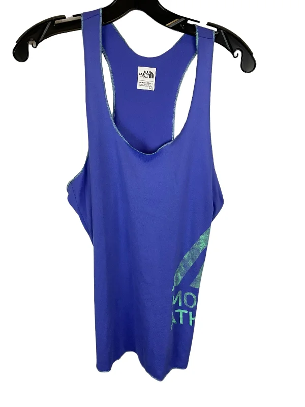 Yoga Tops with Adjustable Straps for Better Fit -Blue Athletic Tank Top The North Face, Size L
