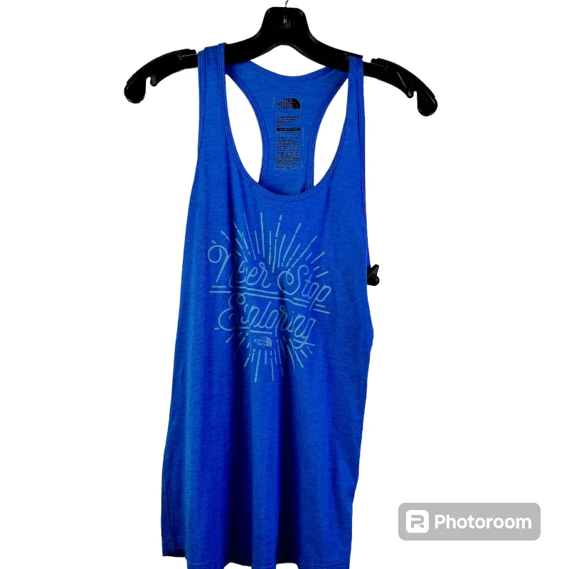 Women's Yoga Tops with Full Coverage Support -Blue Athletic Tank Top The North Face, Size S