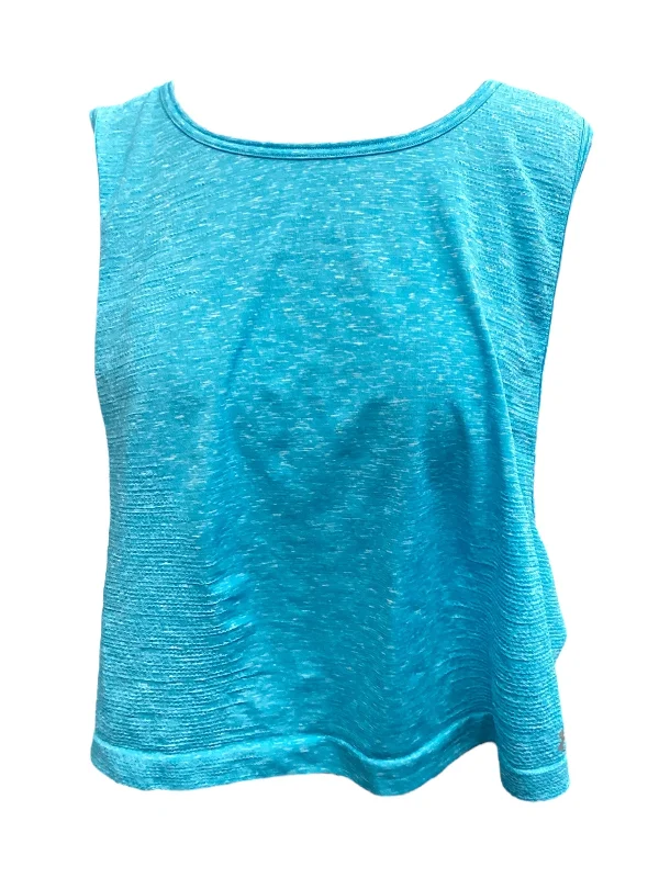 Yoga Tops for Low-Impact Yoga Sessions -Blue Athletic Tank Top Under Armour, Size S