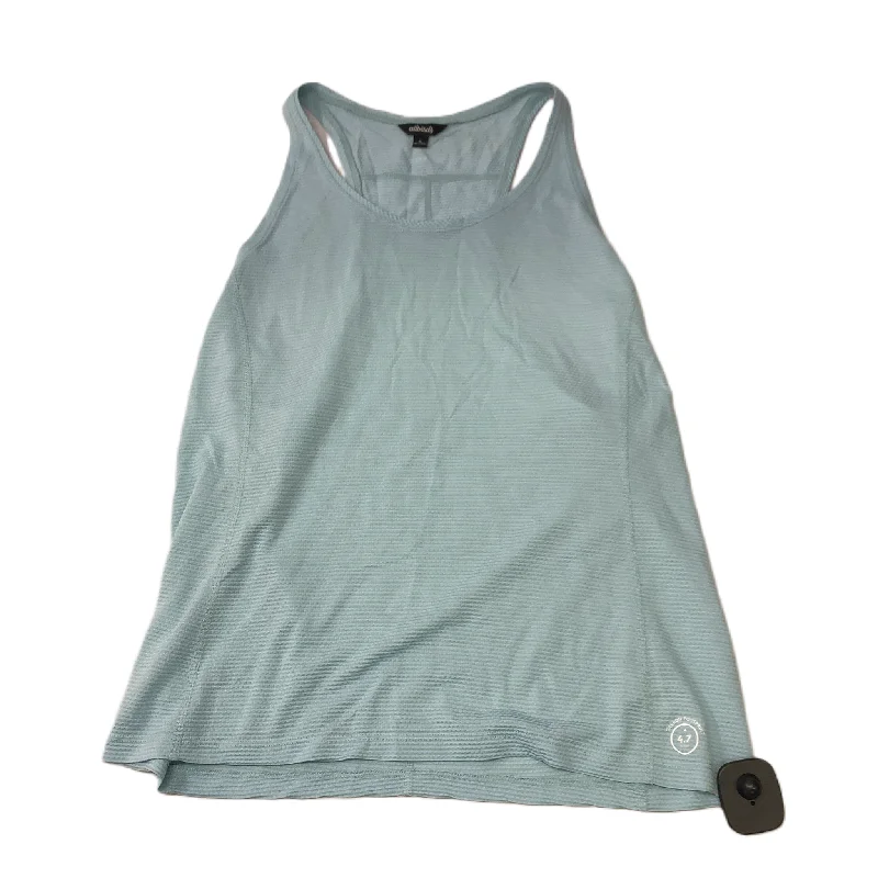 Athletic Yoga Tops for Fitness -Blue  Athletic Tank Top By All Birds  Size: Xl