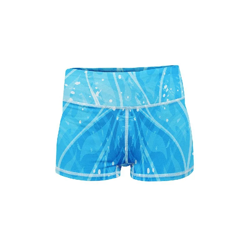 Yoga Shorts for Better Flexibility -Blue Blaze Yoga Shorts