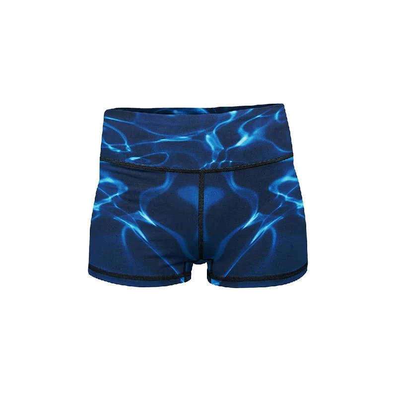 Yoga Shorts for Hot Yoga and Pilates -Blue Dreams Yoga Shorts