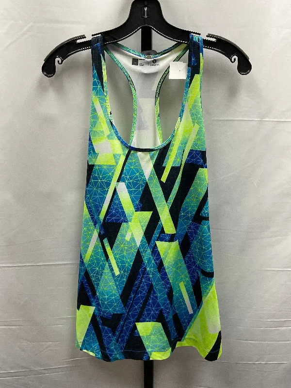 Soft Yoga Tops for Every Practice -Blue & Green Athletic Tank Top Xersion, Size L