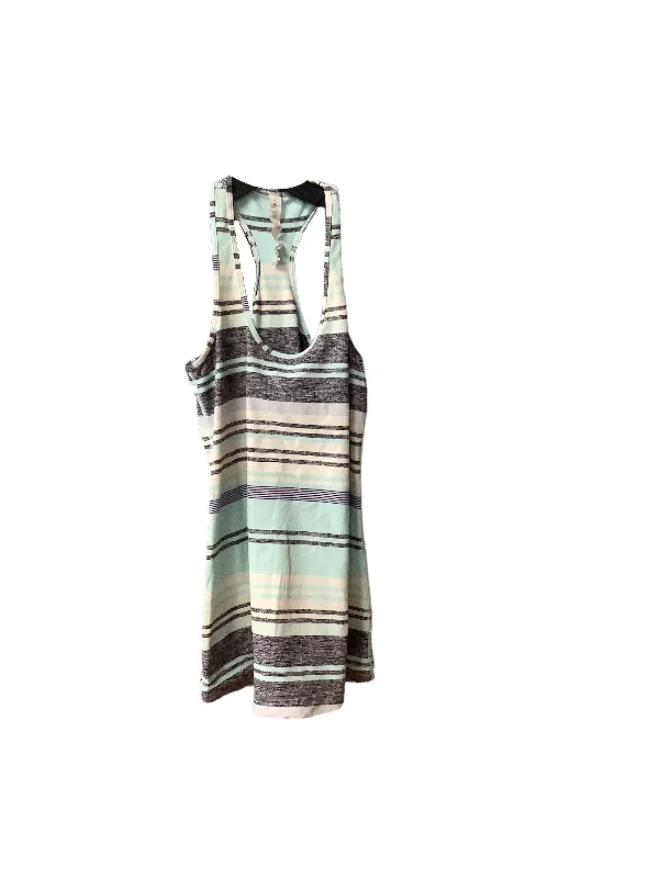 Yoga Tops for Intense Yoga Workouts -Blue & Grey Athletic Tank Top Lululemon, Size 8