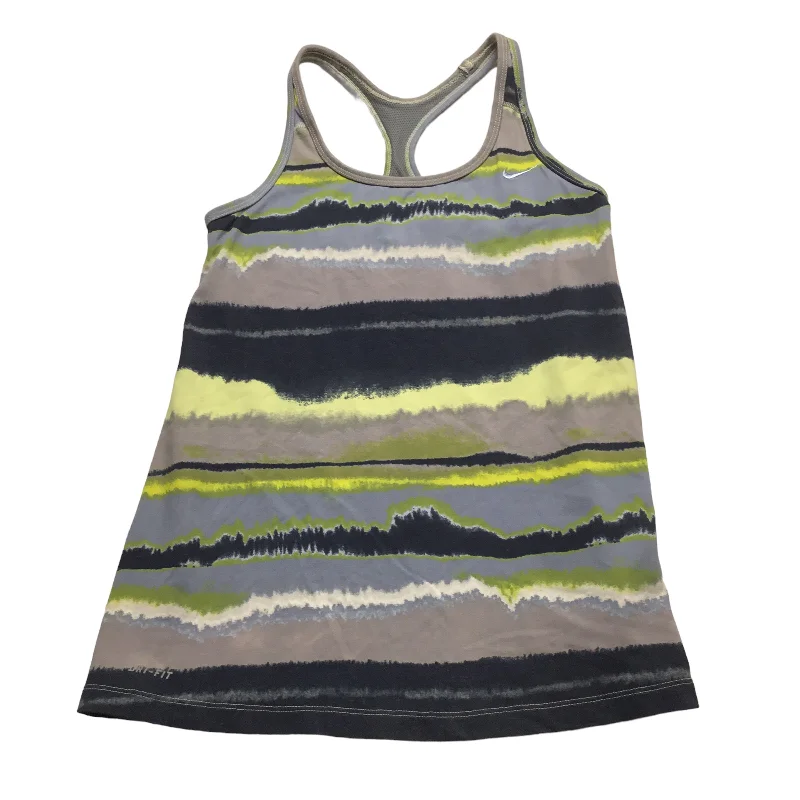 Yoga Tops for Flexibility and Ease -Blue & Grey Athletic Tank Top Nike Apparel, Size M