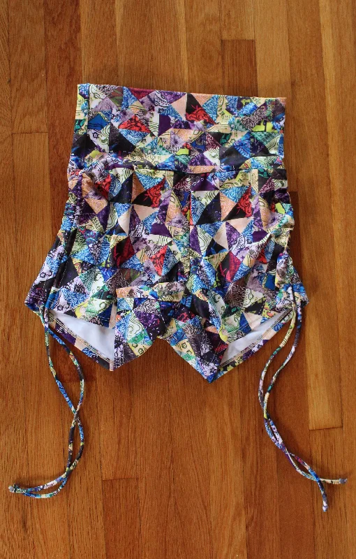 Yoga Shorts for Deep Stretch and Flexibility -Blue Mantra High Waist Short