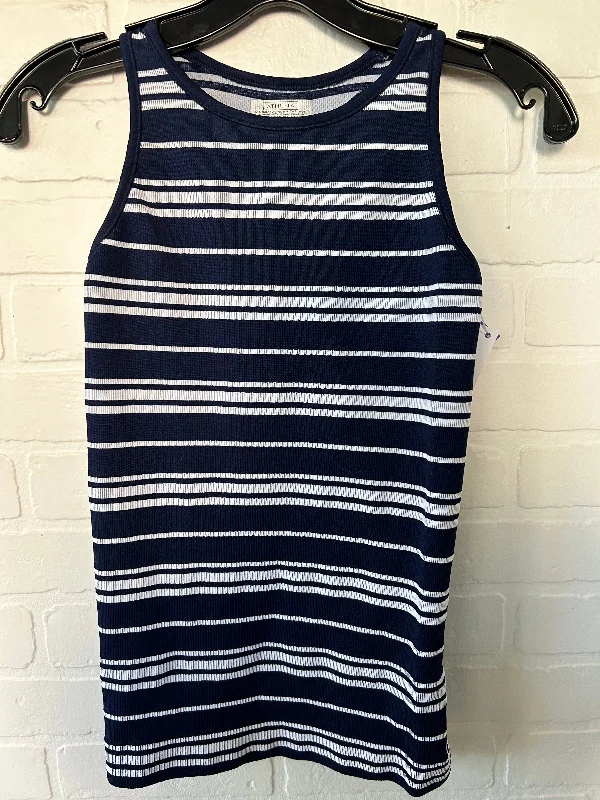 Yoga Tops for Stretching and Strengthening -Blue & White Athletic Tank Top Athleta, Size S
