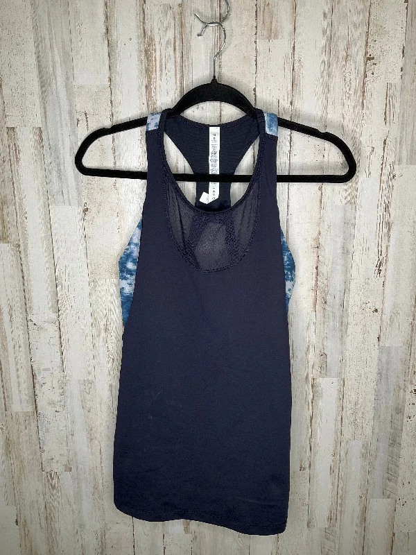 Women's Yoga Tops for Low-Impact Exercises -Blue & White Athletic Tank Top Lululemon, Size 12