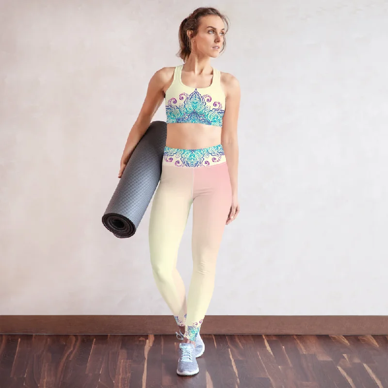 Black Yoga Pants -Gaia High Waist Womens Yoga Leggings