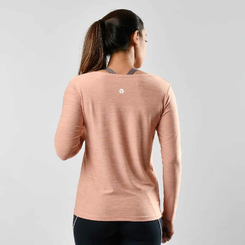 Stylish Yoga Tops for Fitness Routine -Boat Neck Action Top