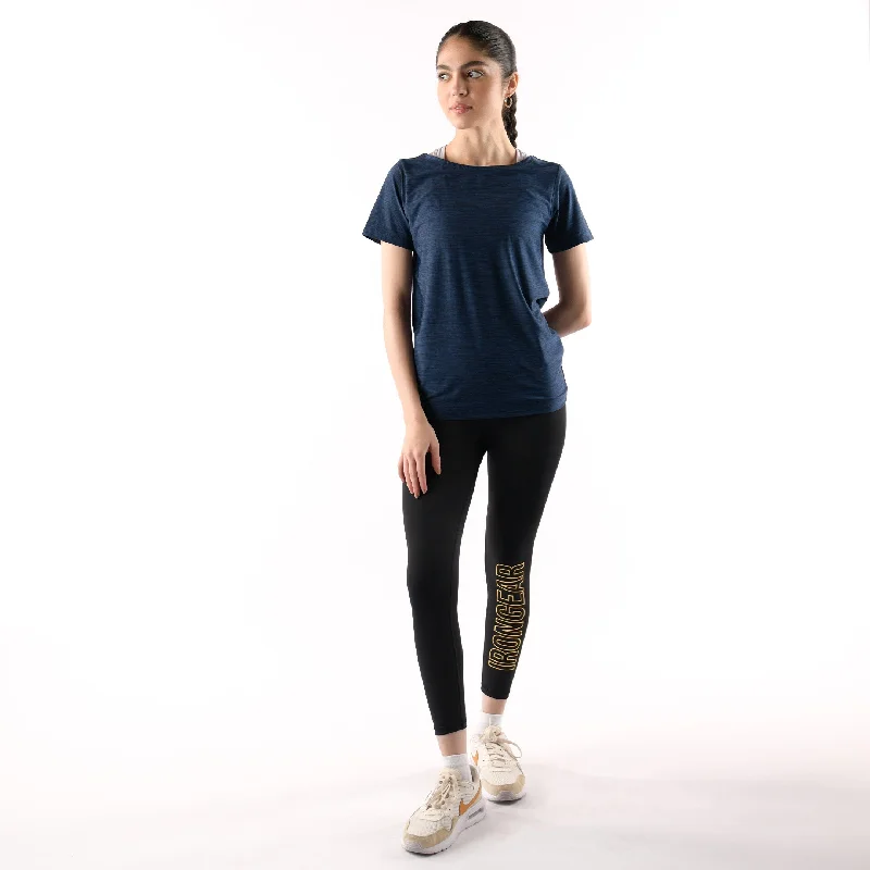 Yoga Tops for Athleisure Style -Boat Neck Short Sleeve