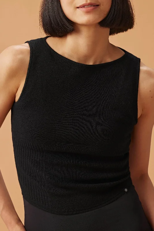 Long Sleeve Yoga Tops -NEIWAI ACTIVE X NYCB Boat Neck Tank