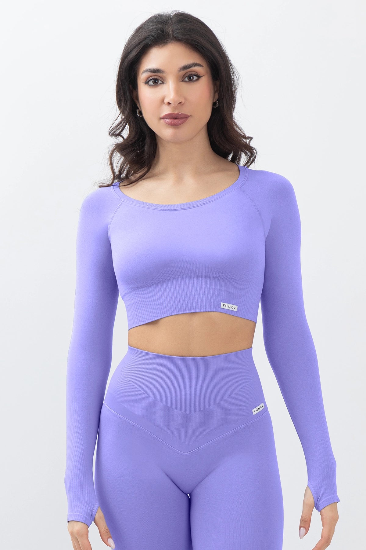 Women's Yoga Tops with Extra Flexibility -Bolero Nikita Gym Fashion Viola Glicine