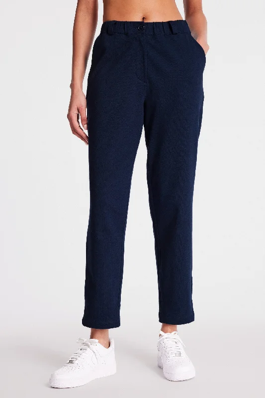 Comfortable Full-Length Yoga Pants -Boston Pant - Navy