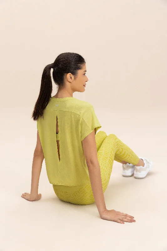 Zip-Up Yoga Tops for Flexibility -Breath Back Comfort T-Shirt