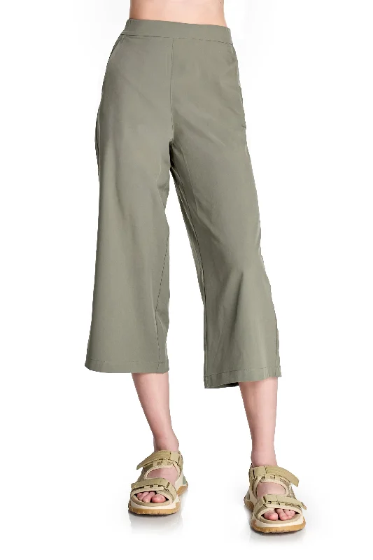 Yoga Pants for Better Posture -Breathe Woven Crop Pants