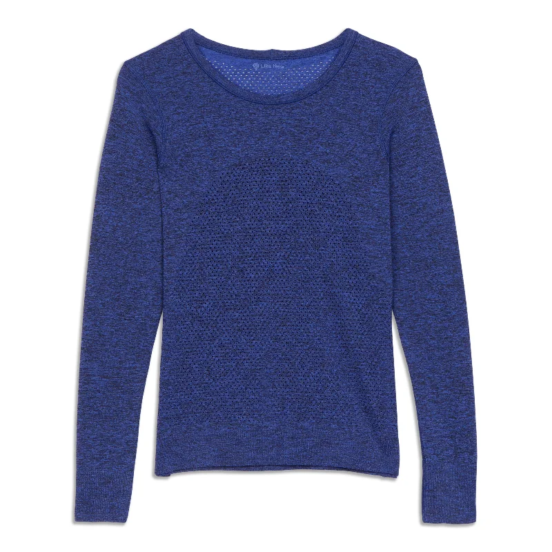 Yoga Tops with Breathable Mesh Details -Breeze By Long Sleeve Shirt - Resale