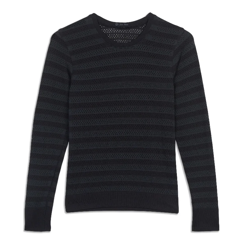 Long Sleeve Yoga Tops for Extra Coverage -Breeze By Long Sleeve Shirt - Resale