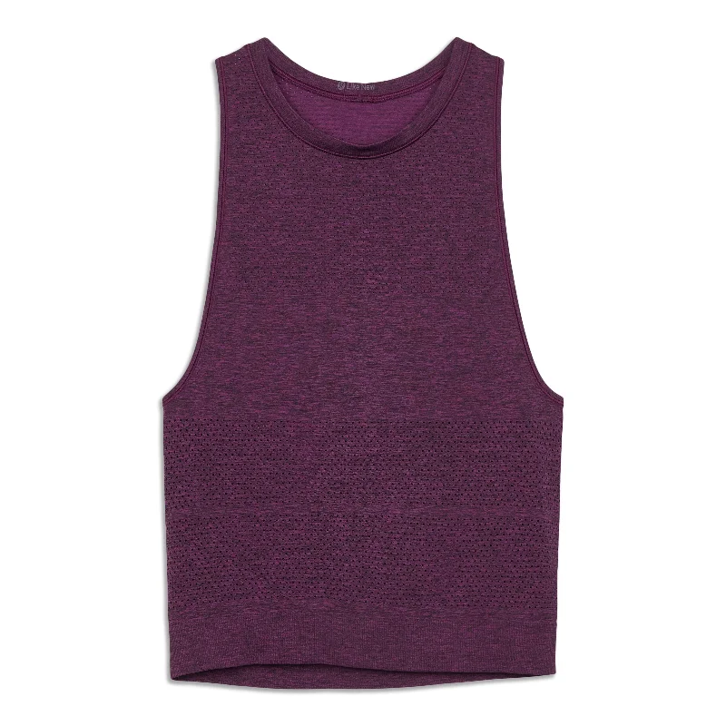 Athletic Yoga Tops for Fitness -Breeze By Muscle Tank Top - Resale