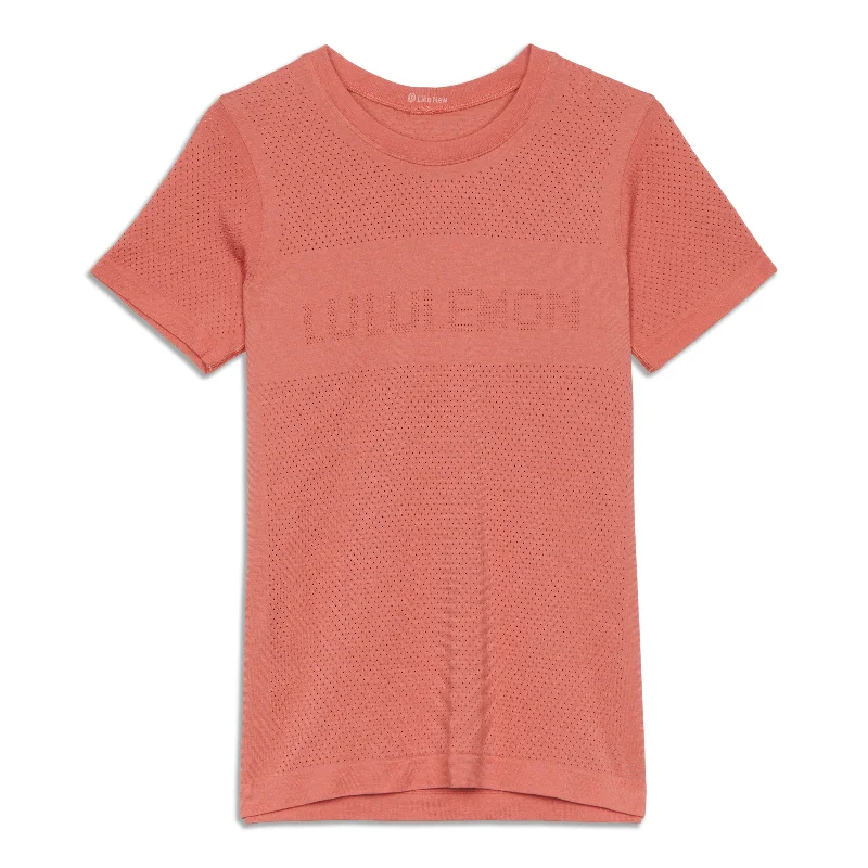 Yoga Tops with Relaxed Fit for Movement -Breeze By Short Sleeve Shirt - Resale