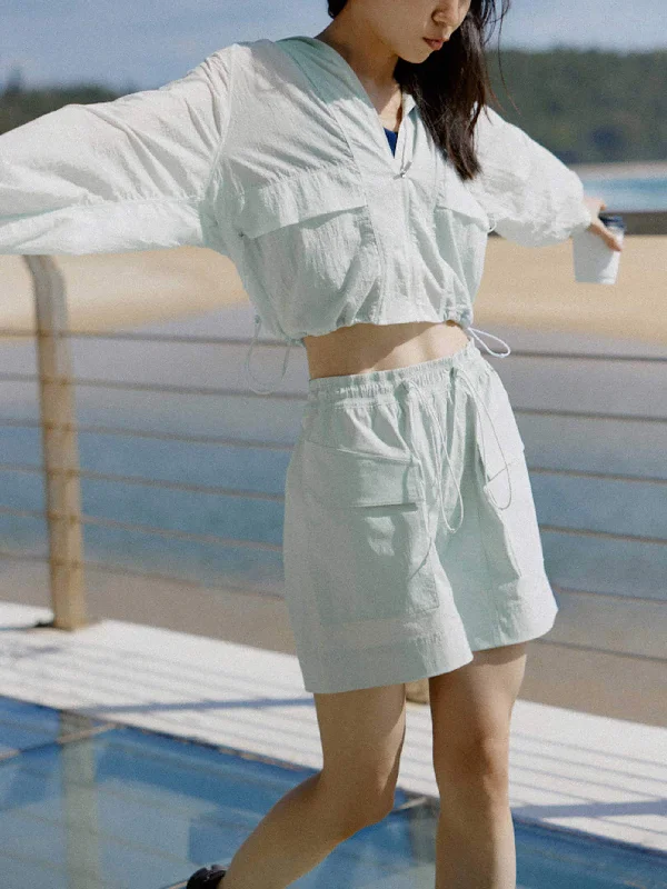 Plus Size Yoga Tops -Breeze Light Sun Block Jacket