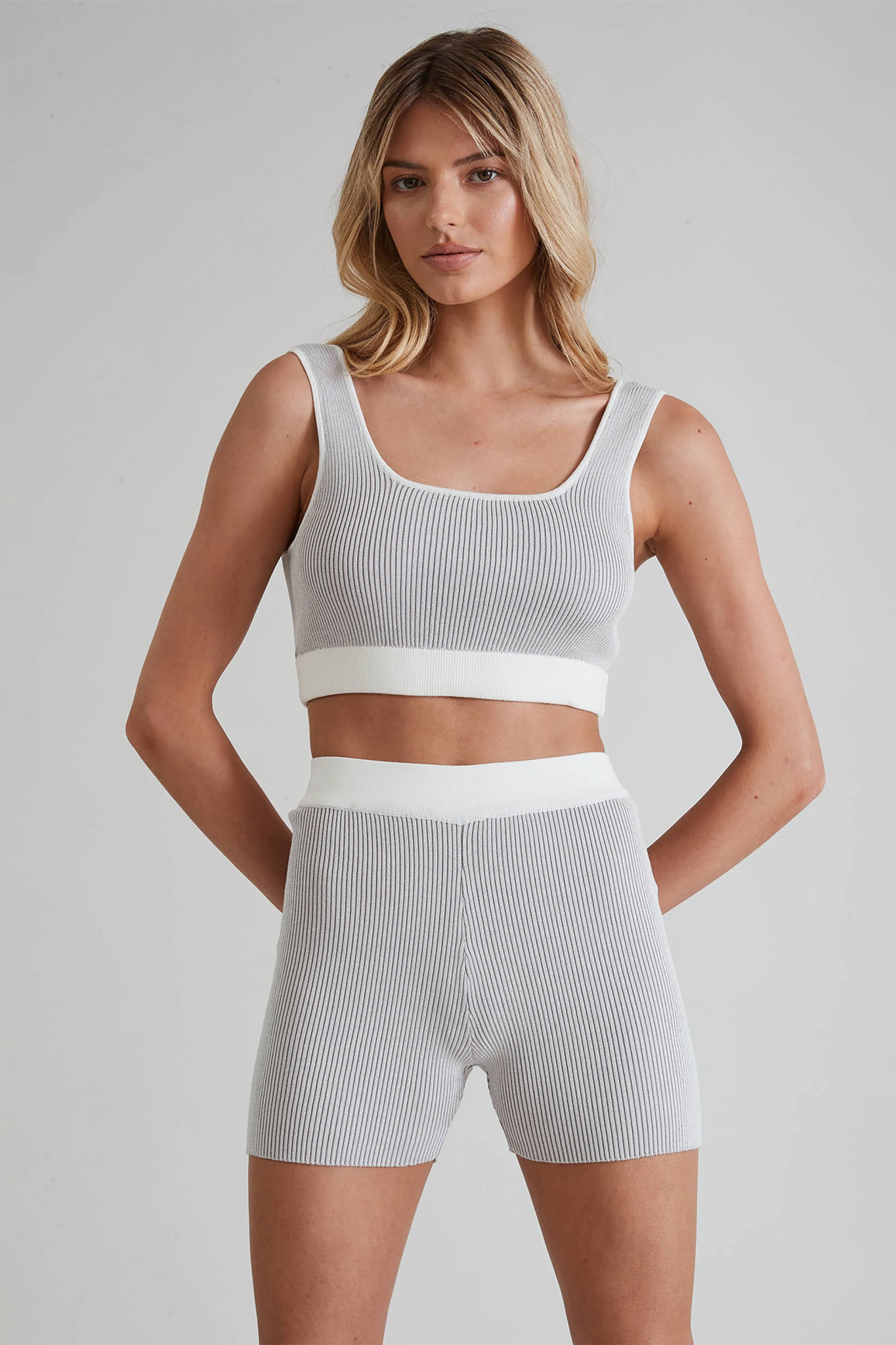 Soft Yoga Shorts for Enhanced Flexibility -Breeze Rib Shorts