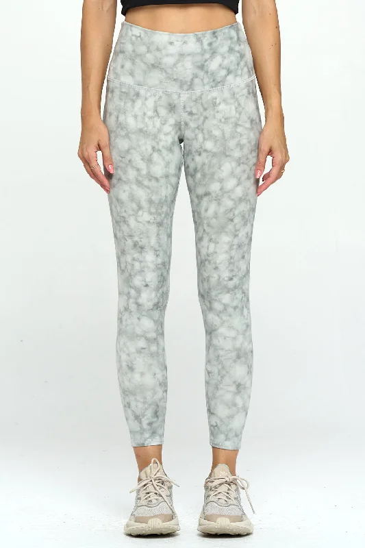 Yoga Pants for Dynamic Movement -Brianna - Glacier Grey Tie-Dye Full-Length (High-Waist) Yoga Pants for Dynamic Movement -Brianna - Glacier Grey Tie-Dye Full-Length (High-Waist)