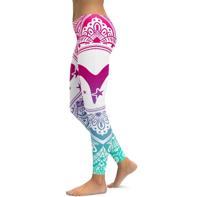 Yoga Pants for Smooth Movement -Bright Aries Leggings