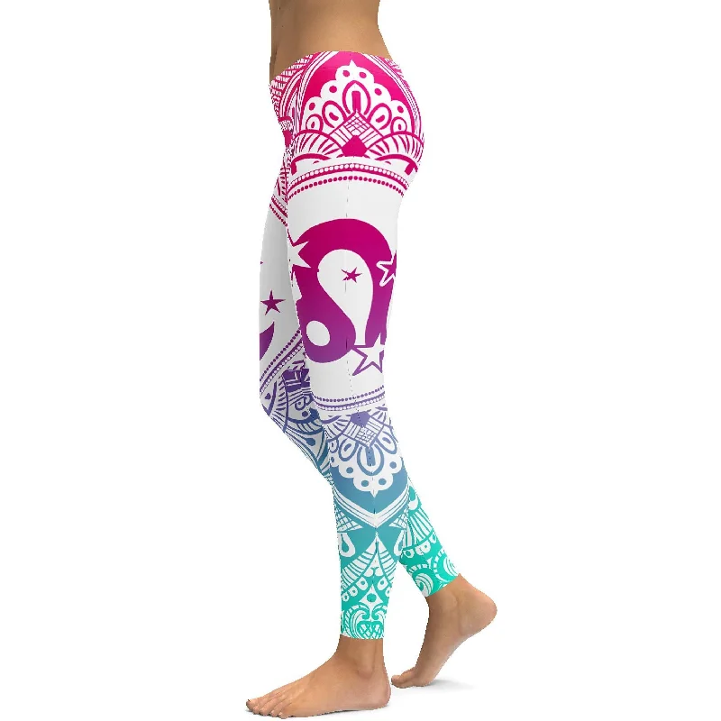Yoga Pants for Increased Range of Motion -Bright Leo Leggings