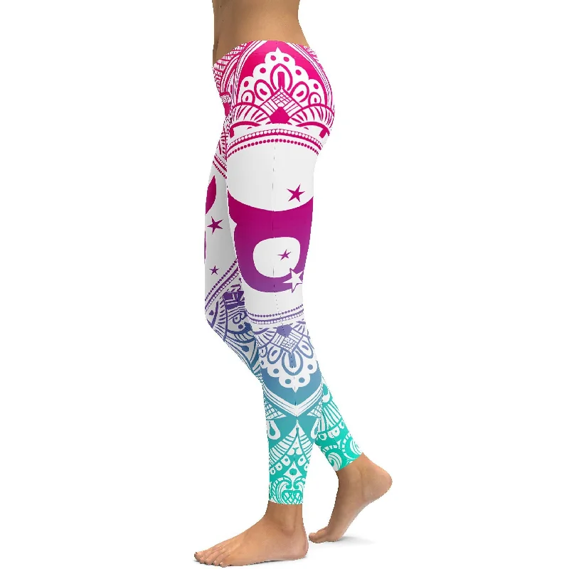 High-Waisted Yoga Pants for Better Posture -Bright Taurus Leggings