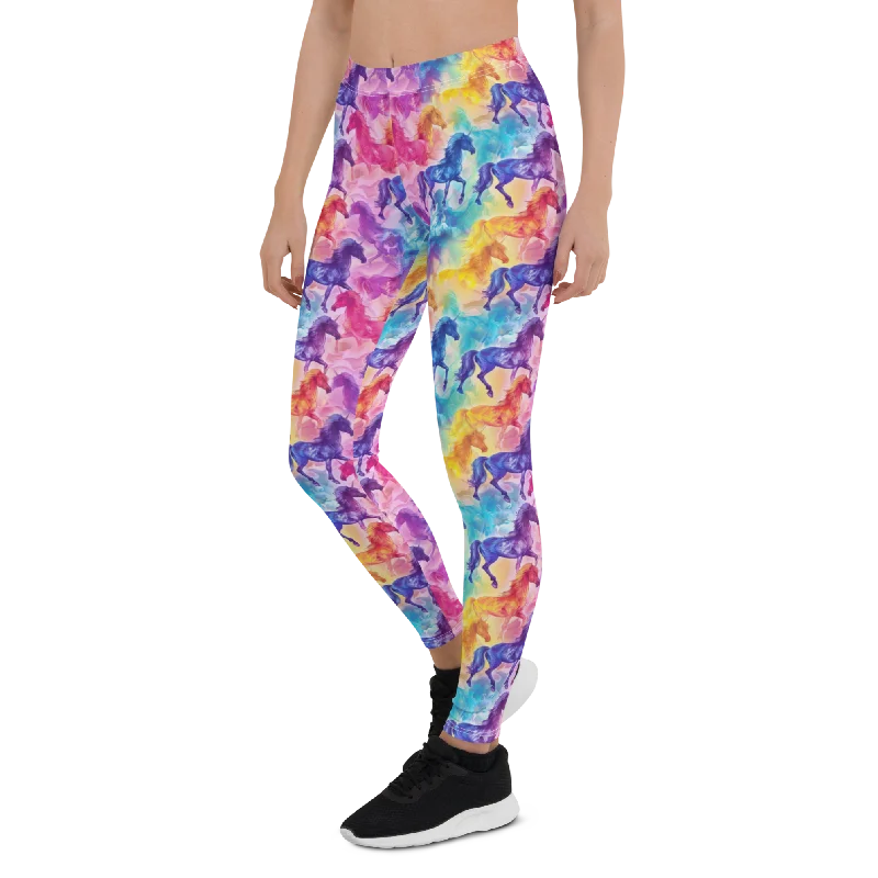 Supportive Yoga Pants -Bright Unicorn Leggings