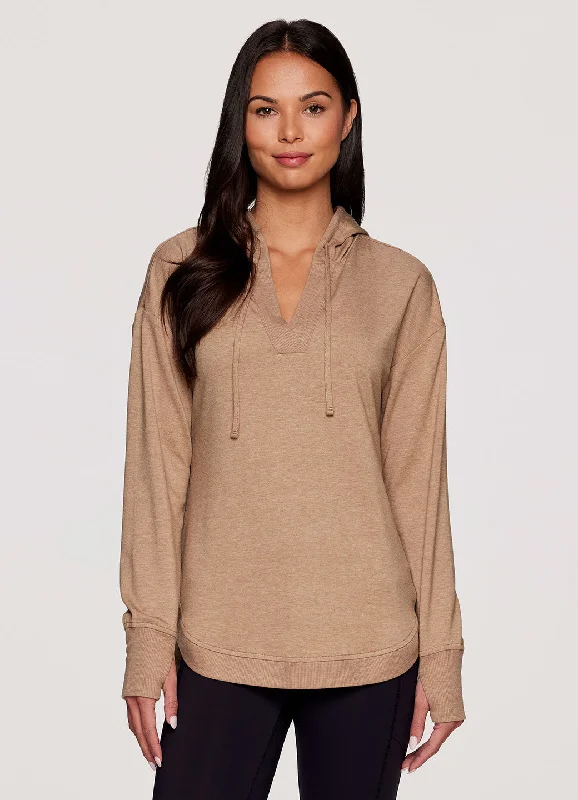 Yoga Tops for Hot Yoga Classes -Brooke Hoodie Tunic