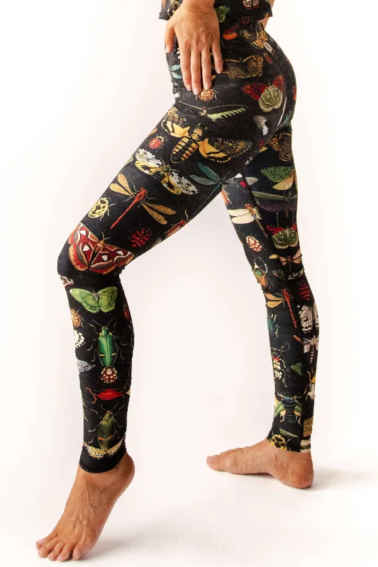 Yoga Pants for Hot Yoga -Buggin Out Printed Yoga Leggings