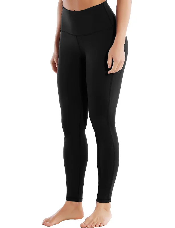 Workout Yoga Pants -High Waist Side Line Yoga Pants black
