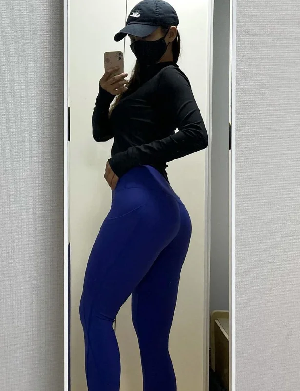 Yoga Pants for Intense Flexibility Practice -High Waist Side Pockets Yoga Pants navy ins Yoga Pants for Intense Flexibility Practice -High Waist Side Pockets Yoga Pants navy ins