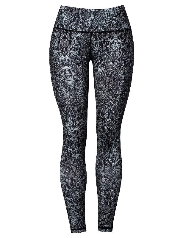 Yoga Pants for Stretch and Movement -26" Printed Yoga Pants BLACKSNAKE