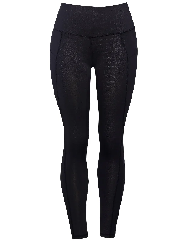 Comfortable Yoga Pants for All-Day Wear -26" inseam 3D Printed Yoga Pants CROCODILE