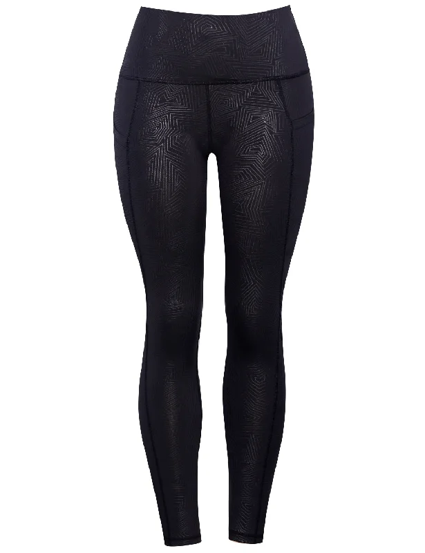Best Performance Yoga Pants for Flexibility -26" inseam 3D Printed Yoga Pants MAZE
