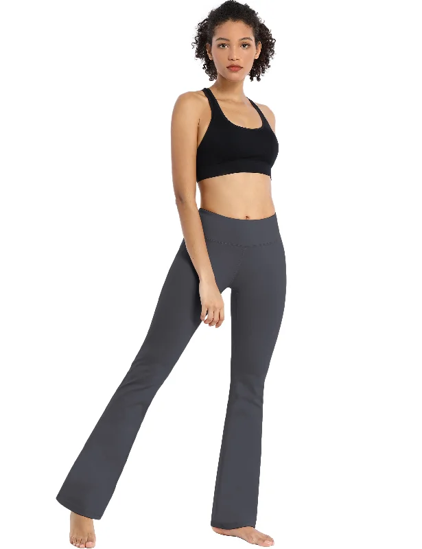 Yoga Pants for Maximum Comfort -29" 31" 33" 35" Cotton Nylon Bootcut Leggings shadowcharcoal Yoga Pants for Maximum Comfort -29" 31" 33" 35" Cotton Nylon Bootcut Leggings shadowcharcoal