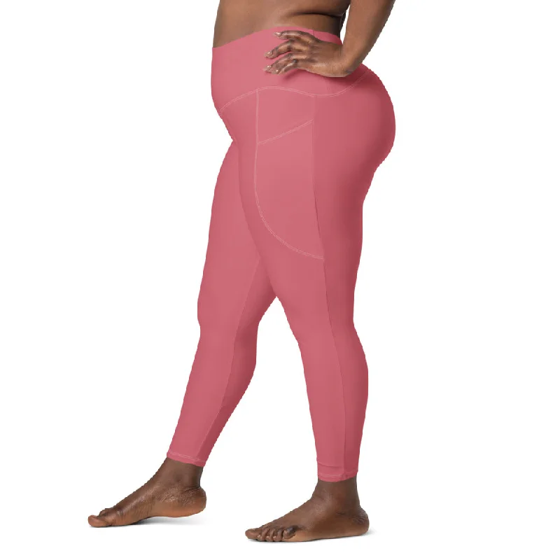 Yoga Pants for Yoga and Pilates -Solid Caberet Leggings With Pockets