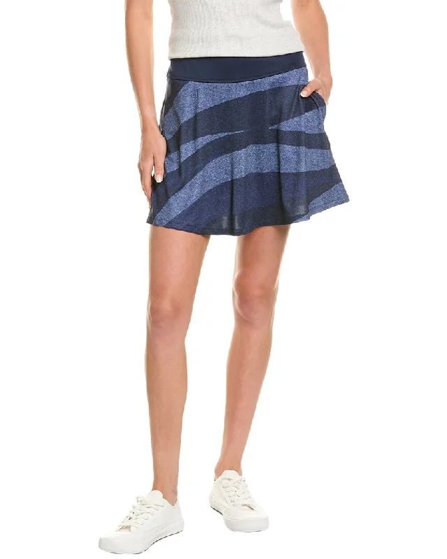 Yoga Shorts for Hot Weather -Callaway Gradient Wave Flounce Skort