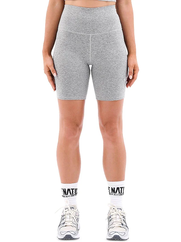 Yoga Shorts with Breathable Fabric -Camino Womens Logo Fitness Bike Short