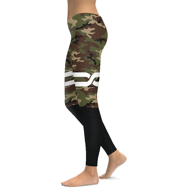 Yoga Pants for Flexibility and Endurance -Camo Infinity Leggings