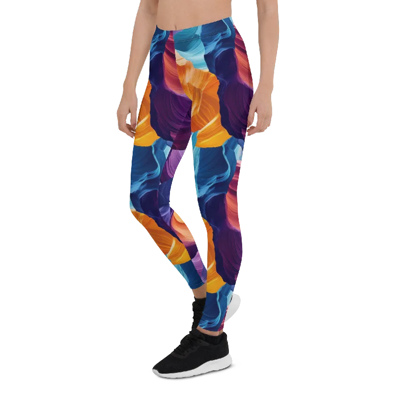 Comfortable Yoga Pants for Restorative Yoga -Canyon Sunset Leggings