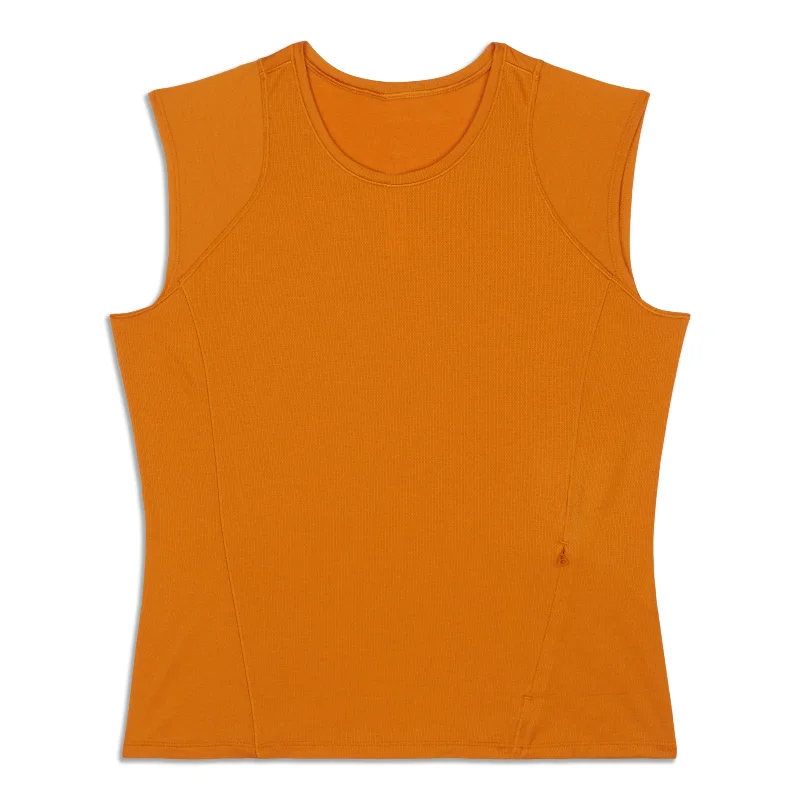 Yoga Tops for Hot Weather -Cap Sleeve Hiking Tank Top - Resale