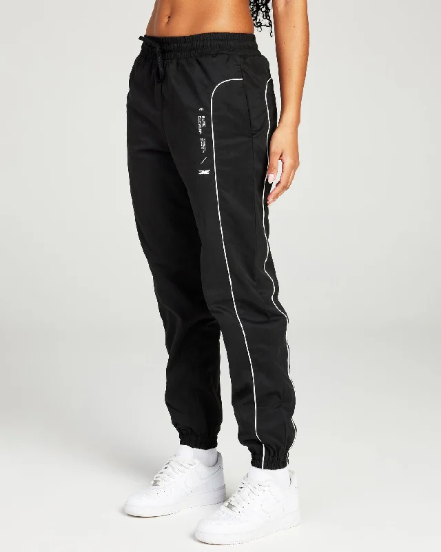 Yoga Pants for Full Range of Flexibility -Capital Tech Trackpants - Black