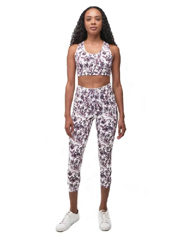 Flexible Yoga Pants for Active Women -Capri Legging with Pockets