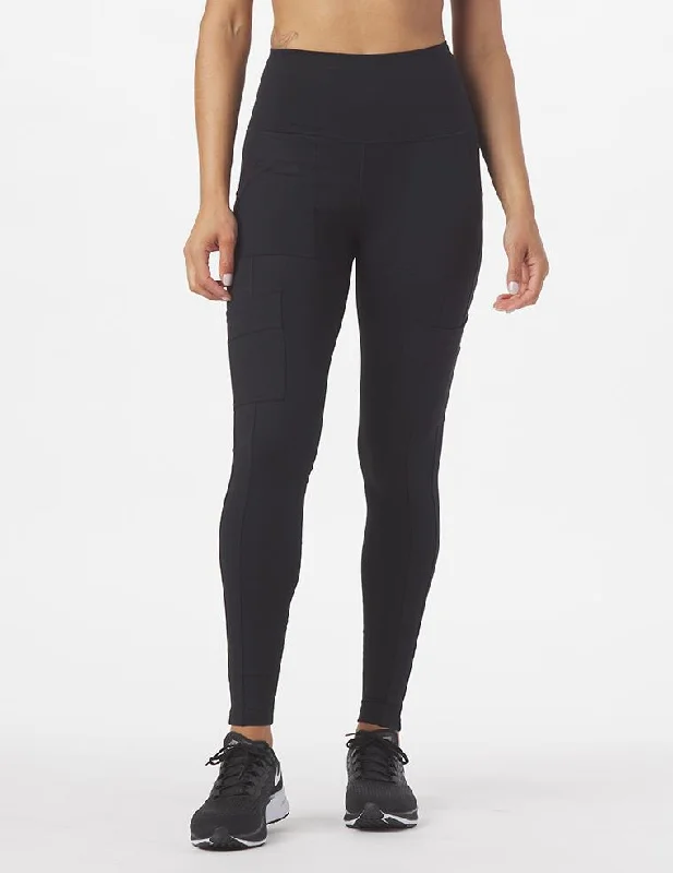 Flattering Yoga Pants for All Body Types -Cargo Legging: Black